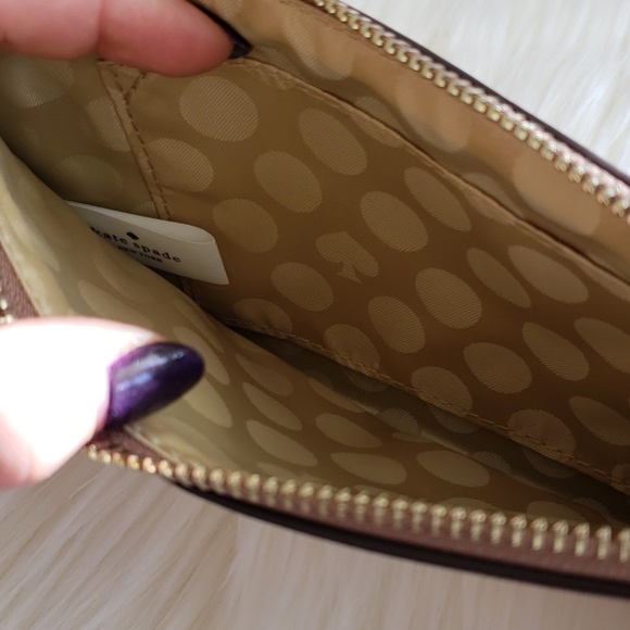 New Rose Gold Toucan Kate Spade Clutch Wristlet - Picture 4 of 4
